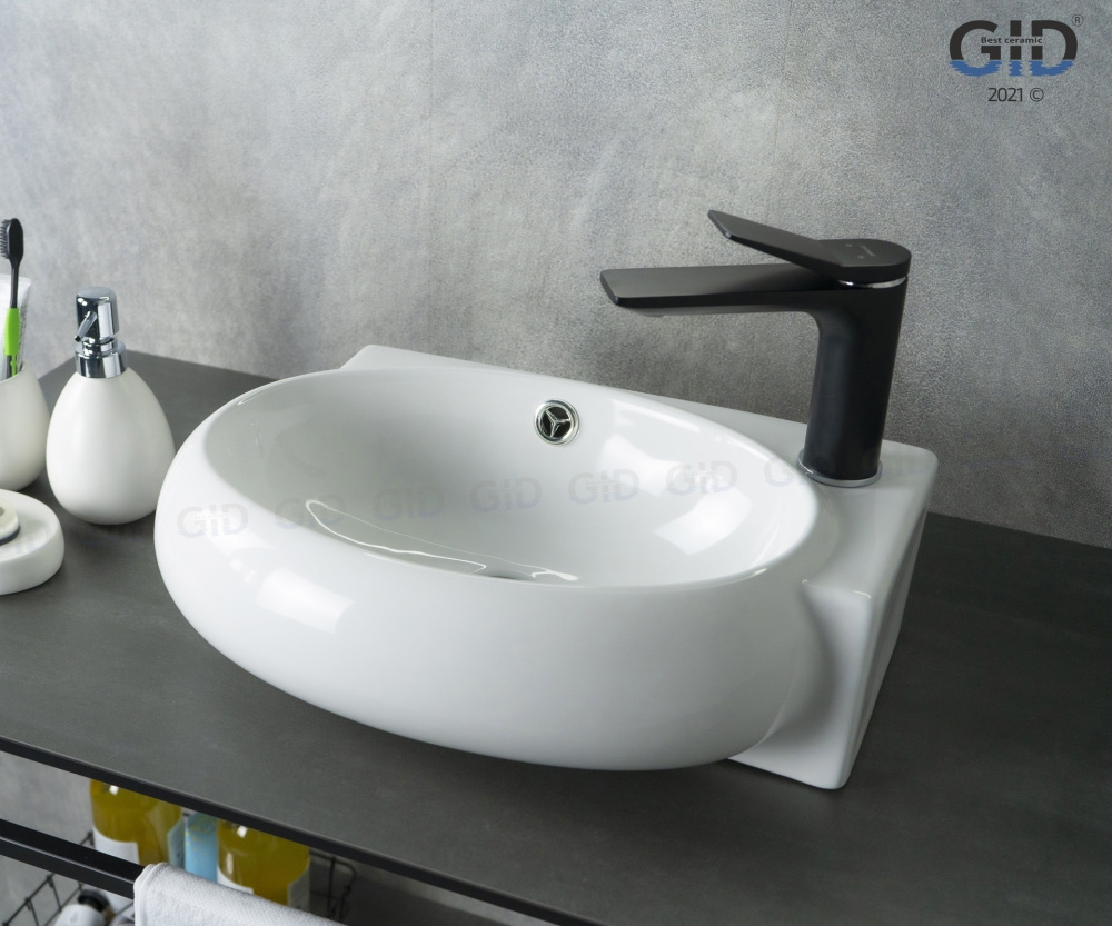 Фото Раковина подвесная Gid N9100L (Чаша слева)