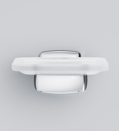 Фото Стеклянная мыльница Am.Pm Gem (A9034200) хром