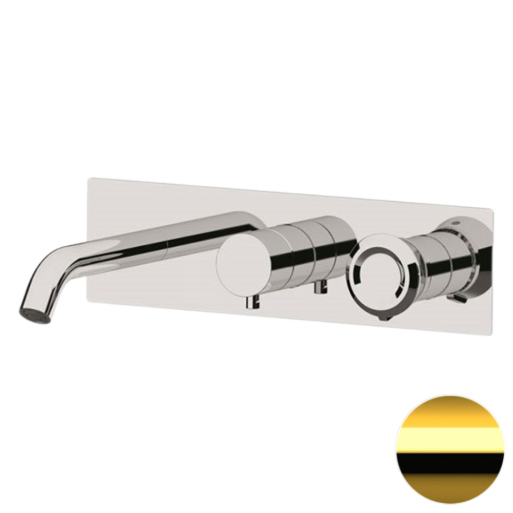 Фото Смеситель для ванны Remer Element ET54D2DO, золото глянцевое
