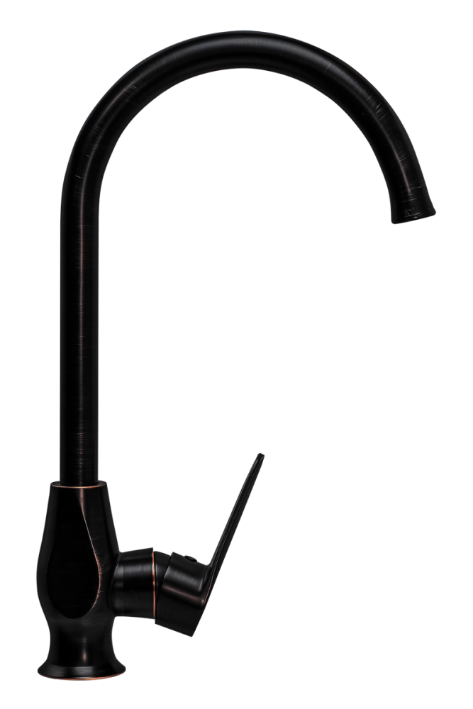 Фото Смеситель для кухни ПСМ-ПРОФСАН PSM-301-3 STEEL тип См-МОЦБА Черный-бронза