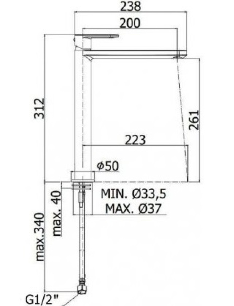 Фото Смеситель для раковины Paffoni Candy CA081CR Хром