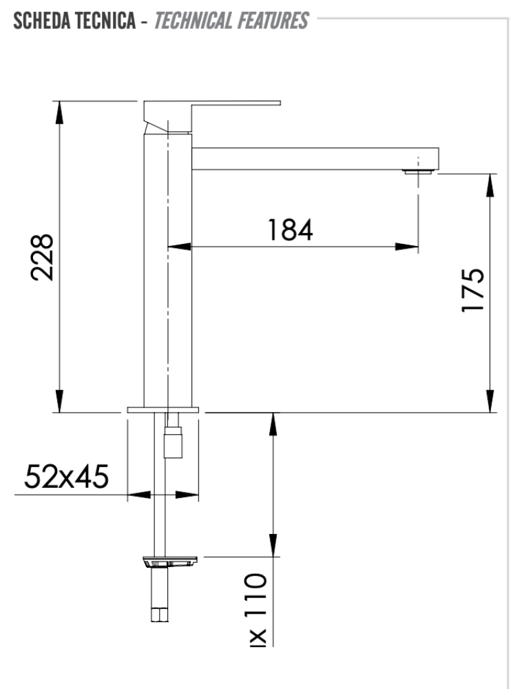Фото Смеситель для раковины Remer Q-Design QD10L