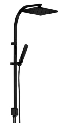 Душевая система E.C.A Tiera (102158012C1EX) черный, матовый