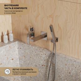 Фото Смеситель для ванны Paini Grazia 21CR6911 хром