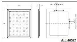 Фото Зеркало Gessi Eleganza (46597#520)