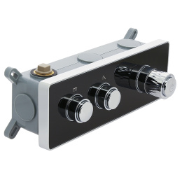 Душевая система с термостатом ALMAes Stora (TVZ-0899) черный