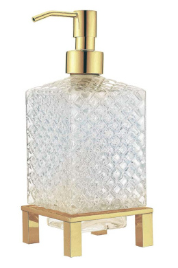 Фото Диспенсер квадратный Boheme (10225) золото