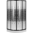 Душевой уголок Niagara Eco NG- 007-14BLACK (900х900х1950) низкий поддон