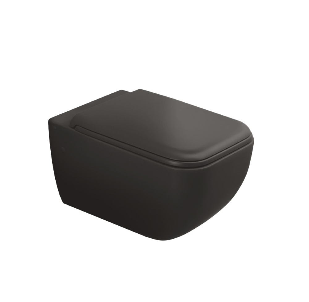 Подвесные унитазы Ceramica CIELO Shui Comfort SHCOVSK LV - Унитаз подвесной 55*37 см, Rimless безободковый (Lavagna)