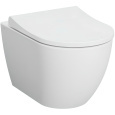 Подвесной унитаз VitrA Mia Round (Мия Раунд) 7510B003-0075 безободковый SmoothFlush (Смусфлаш) белый