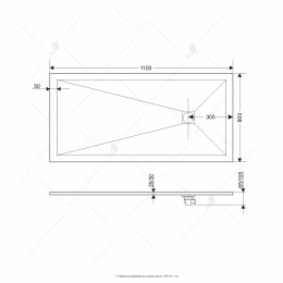 Душевой поддон RGW Stone Tray 16152811-01 прямоугольный