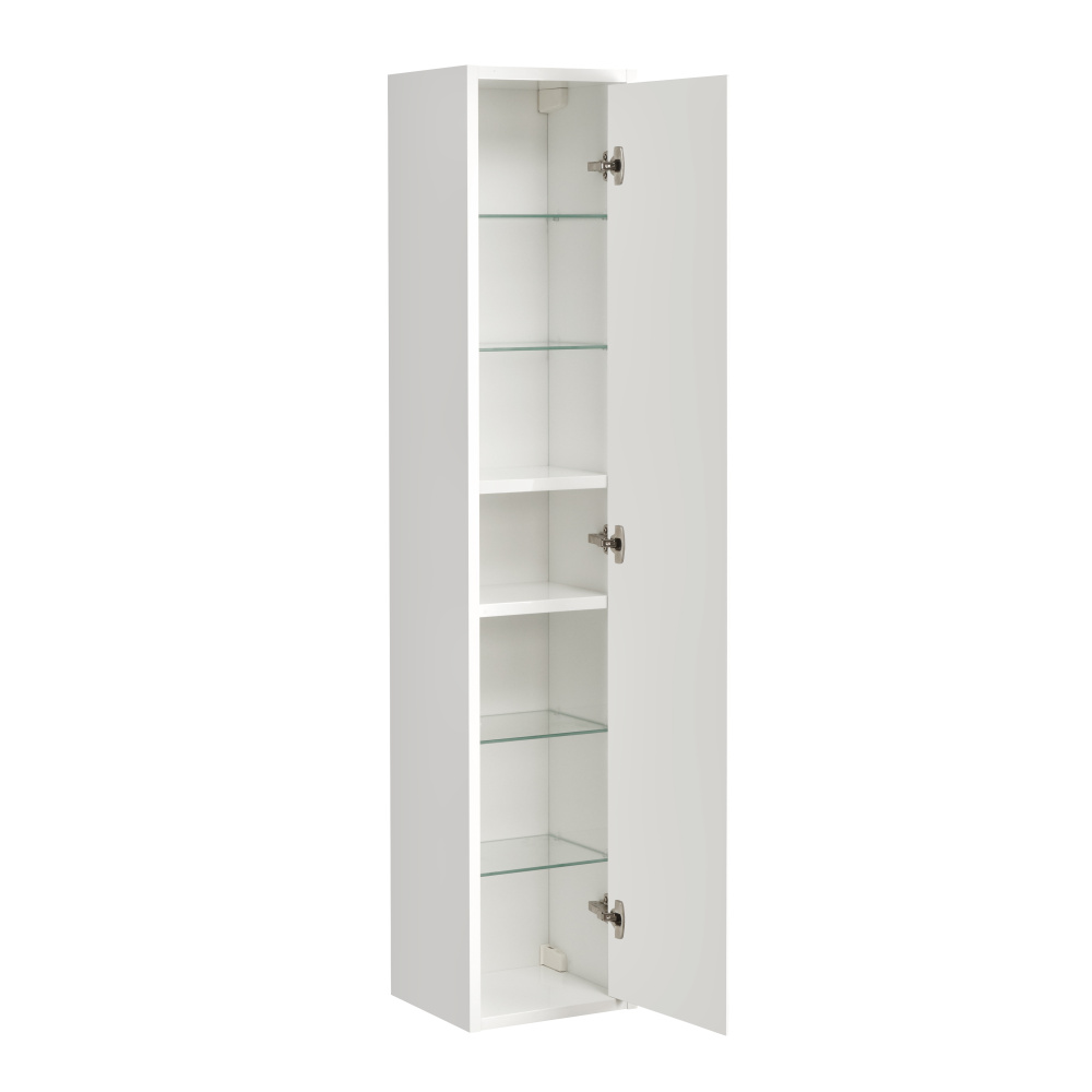 Шкаф - колонна Aquaton Римини белый глянец 1A232703RN010 NEW