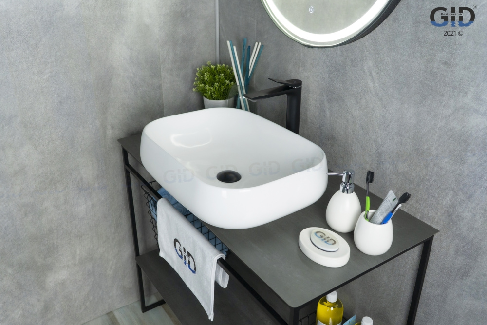 Фото Раковина накладная Gid N9243