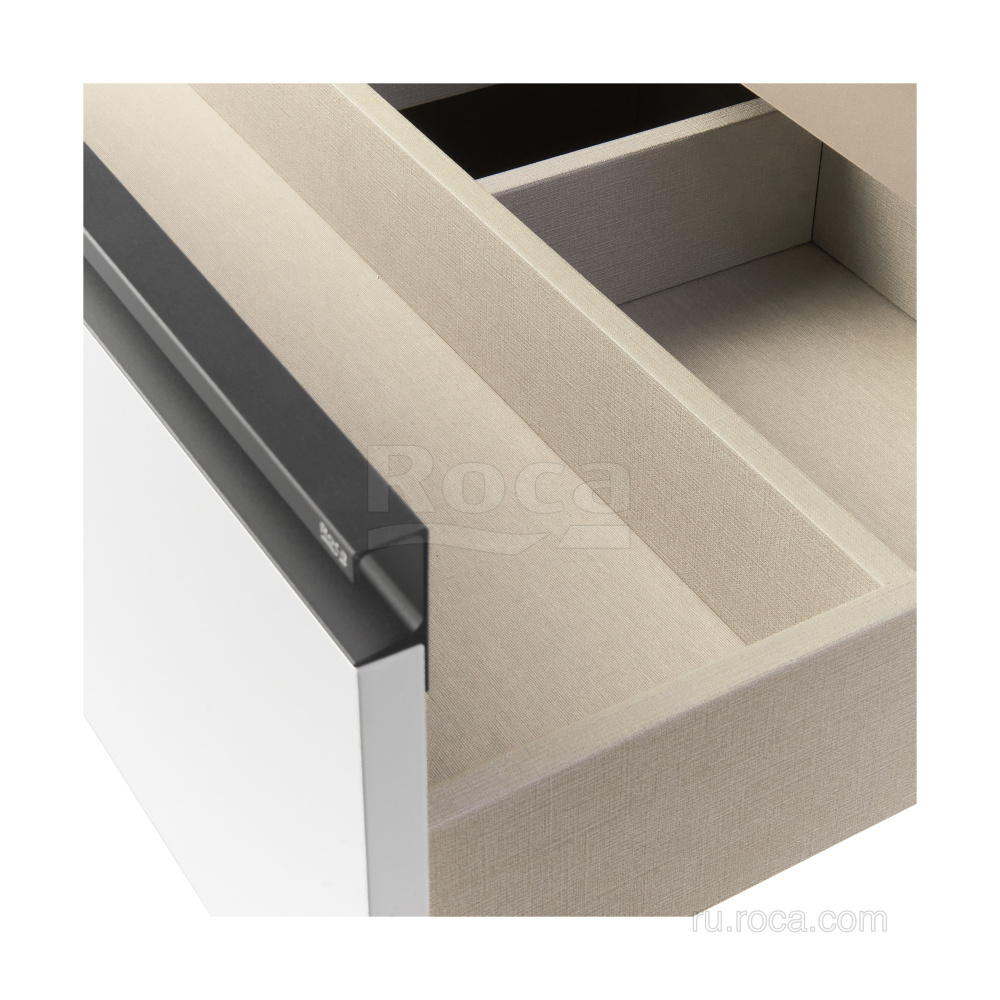 Фото Тумба под раковину Roca Domi (A857459806) белый глянцевый