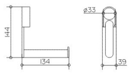 Фото Держатель туалетной бумаги Keuco Plan Care (34962010000) хром