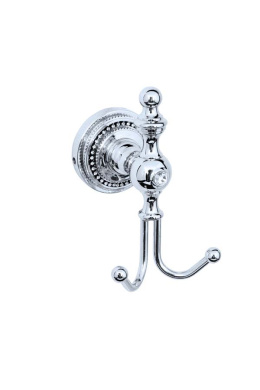 Фото Крючок двойной Boheme Brillante (10435) хром