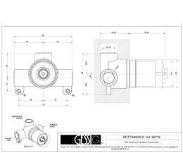 Фото Гигиенический душ Gessi Rettangolo (20021#031+)