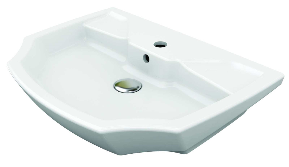 Раковина Bien Fracture FRLG06001VD1W3000 60 x 45 x 15 см округлая, на столешницу, белый