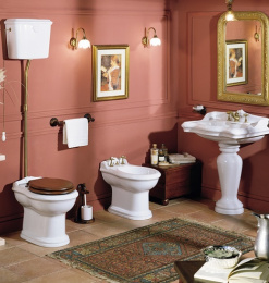 Унитаз приставной Azzurra Jubilaeum JUVCTPB00000BI/(JUB100/P bi) без бачка и сиденья