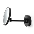 Косметическое зеркало Decor Walther Round (0122360), с подсветкой, черный матовый