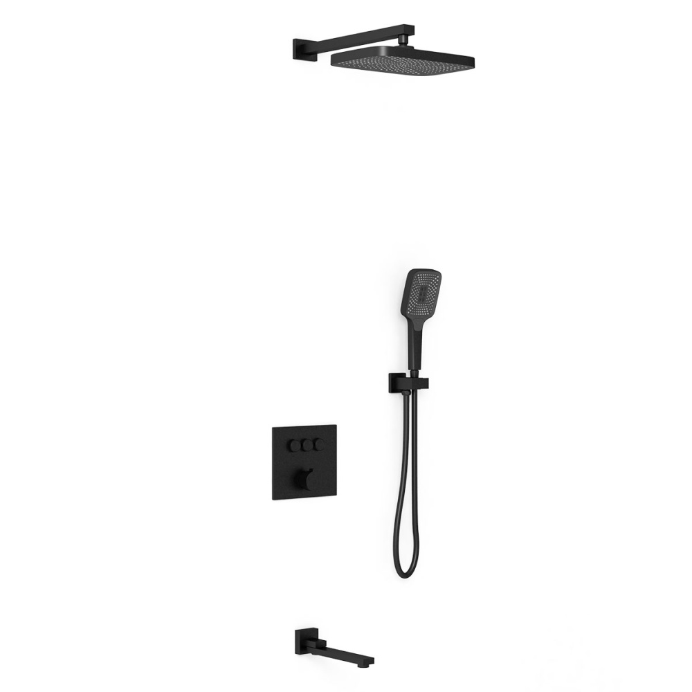 Фото Душевой комплект Vincea (VSFW-4311MB) черный матовый