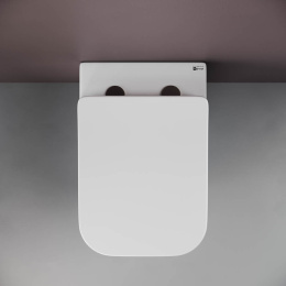 Подвесной унитаз Ceramica Nova CUBIC CN1806 с сиденьем