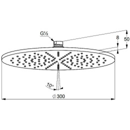 Душевая система Kludi Bozz 386585376 Белая матовая