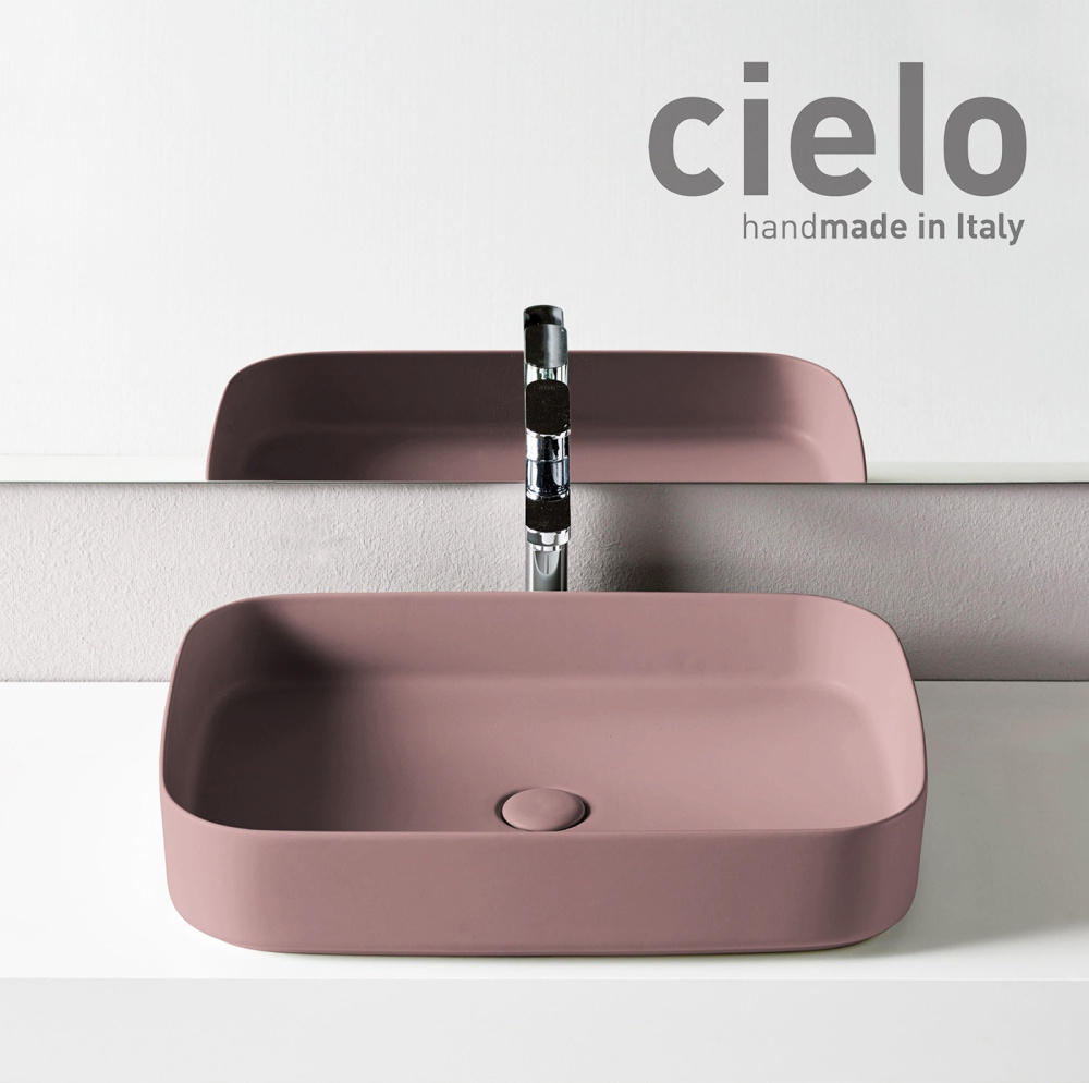Ceramica CIELO Shui Comfort SHCOLAR60CP - Раковина накладная на столешницу 60*40 см (Cipria)