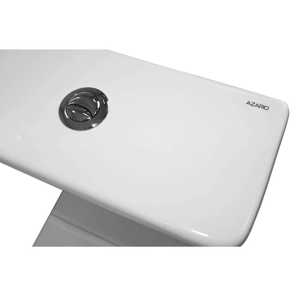 Унитаз-компакт Azario FRETTA ROUND (AZ-1217 + AZ-1216-G) Белый