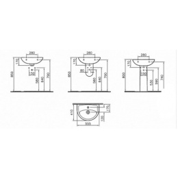 Раковина Vitra Norm Fit (6894B099-1776)