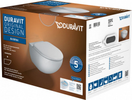 Унитаз подвесной Duravit Architec 45720900A1, белый