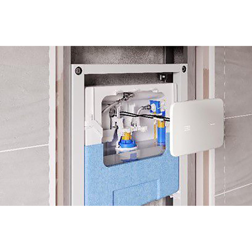Инсталляция с унитазом Ideal Standard Tesi T387201, сиденье микролифт, клавиша хром, комплект