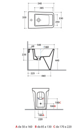 Биде напольное Globo Incantho (IN009 BI*1) белый