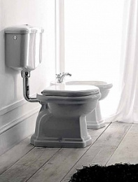 Механизм смыва для навесного среднего бачка Kerasan Retro 751390 (хром)