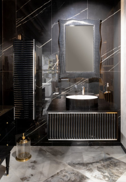 Armadi Art Vallessi Avantgarde 843-100-BCR Тумба Canale 100 черная + Хром_Комплект