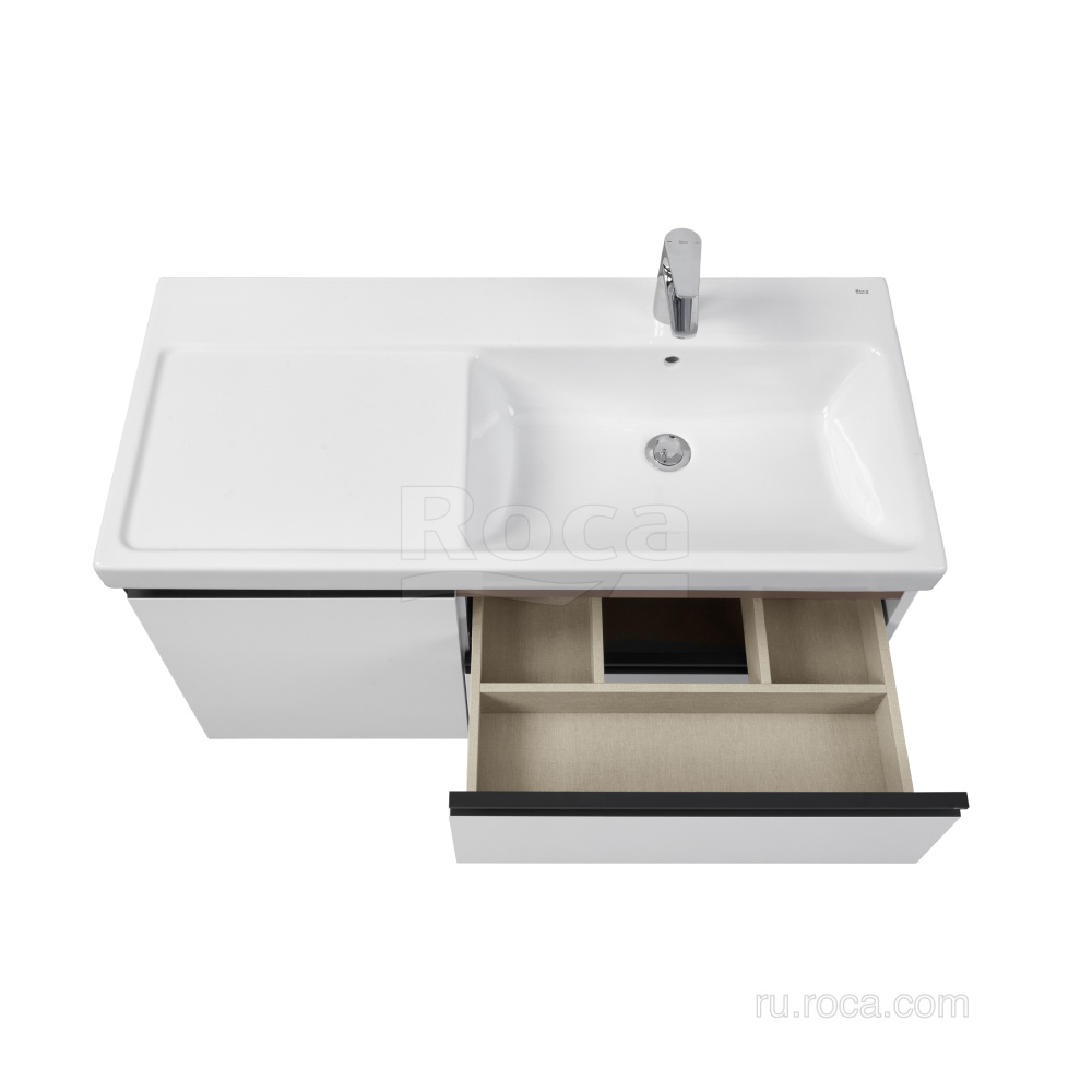 Фото Тумба под раковину Roca Domi (A857478806) белый глянцевый