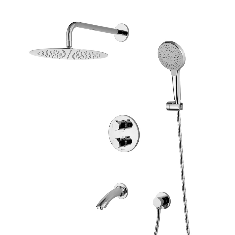 Фото Душевая система с термостатом Lemark Yeti (LM7822C) хром