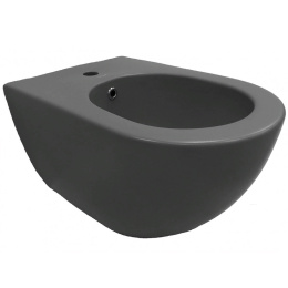 Фото Биде Creavit Free FE510-00AM00E-0000 подвесное Антрацит матовое