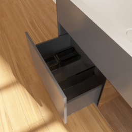 Villeroy Boch Finion G040GNGK Тумба под раковину 996х498 мм (walnut veneer/anthracite matt)