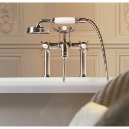 Смеситель Axor Montreux 16547820 напольный, шлифованный никель