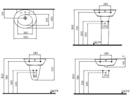 Фото Ideal Standard Celia K068101 Раковина на 55 см