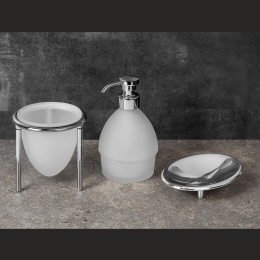 Мыльница Colombo Khala B1840.000, металл, хром