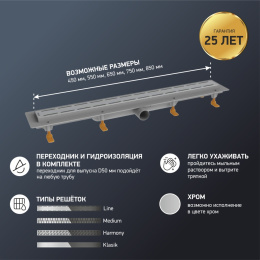 Фото Душевой лоток Paini CH850LC черный