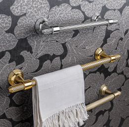Держатель для полотенца Colombo Hermitage , золото b3310.HPS