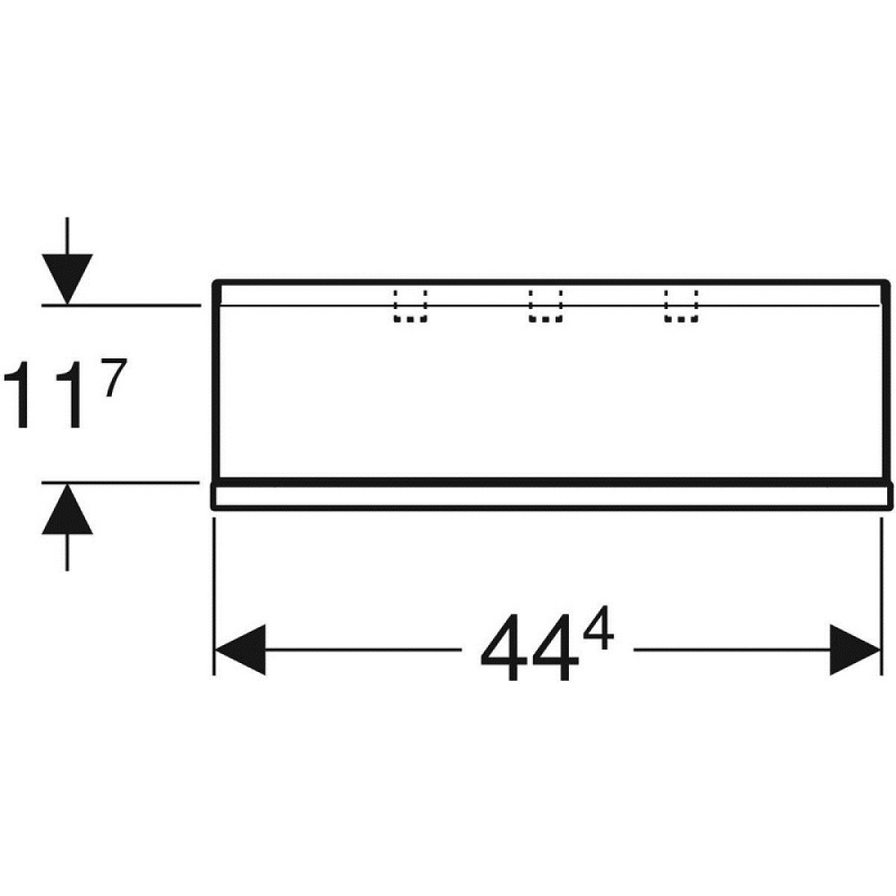 Geberit Smyle Square 500.362.JK.1 Полочка, мебельная