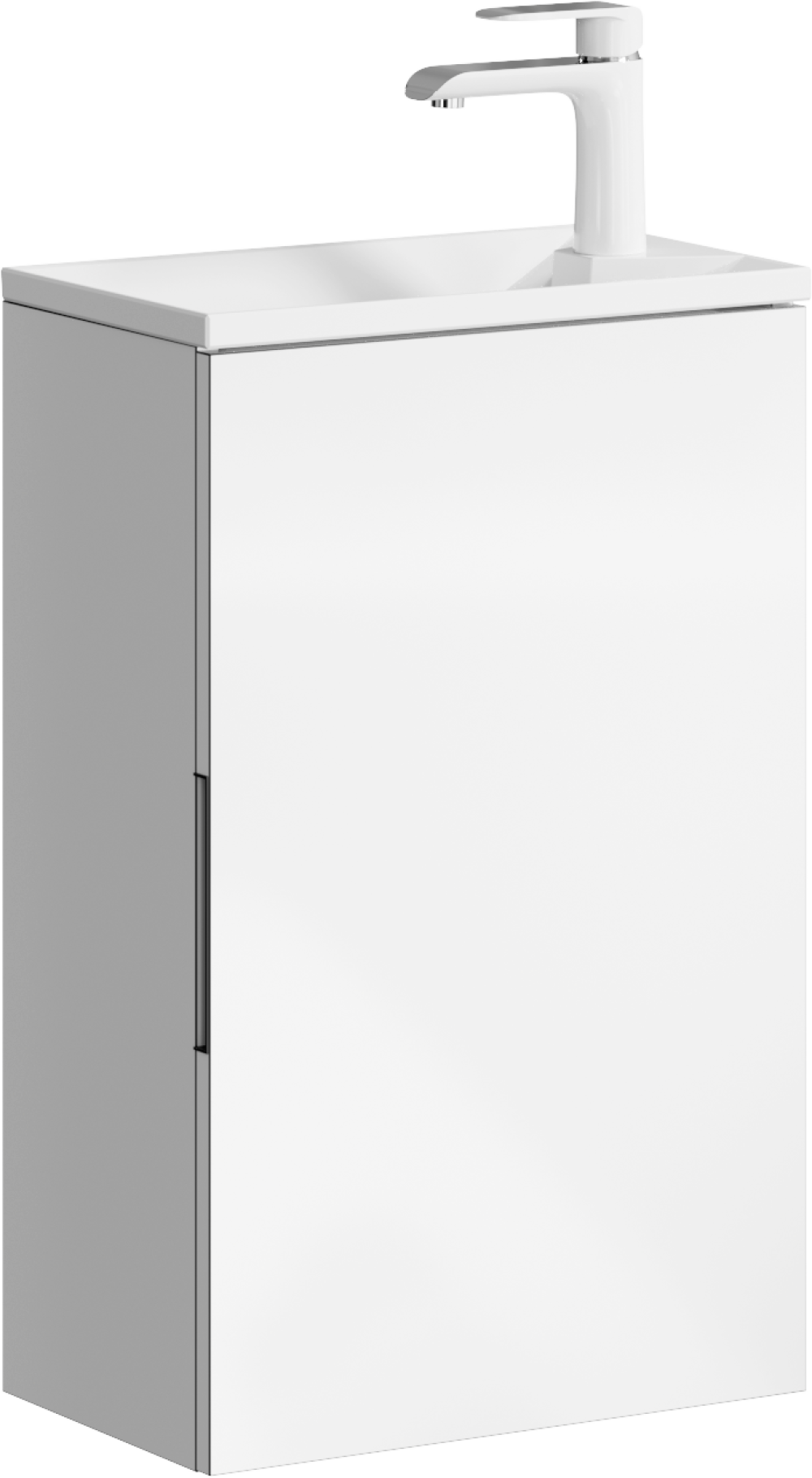 Фото Тумба под раковину Aqwella Accent 40 ACC0104W подвесная Белая