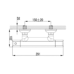 Термостатический смеситель для душа SmartSant Termoflow SM094004AA