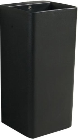 SantiLine SL-4005MB Раковина керамическая напольная (моноблок) чёрная матовая