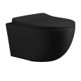 Унитаз подвесной Cerutti ORLTER Aria MBF (CT10017) Черный матовый