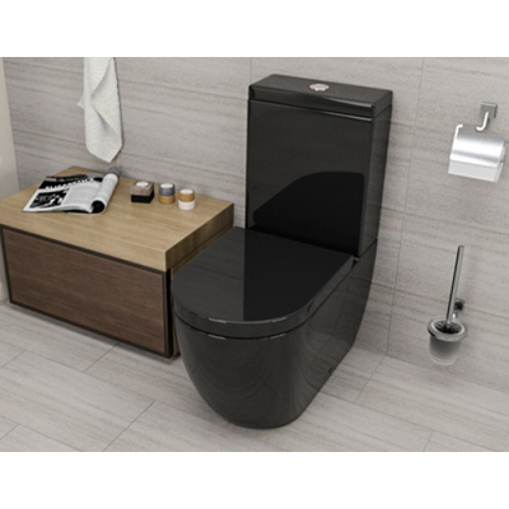 Nilo 2301 nero черный унитаз компакт с бачком